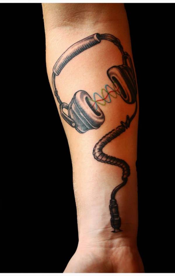 Music tattoo design, idea 54