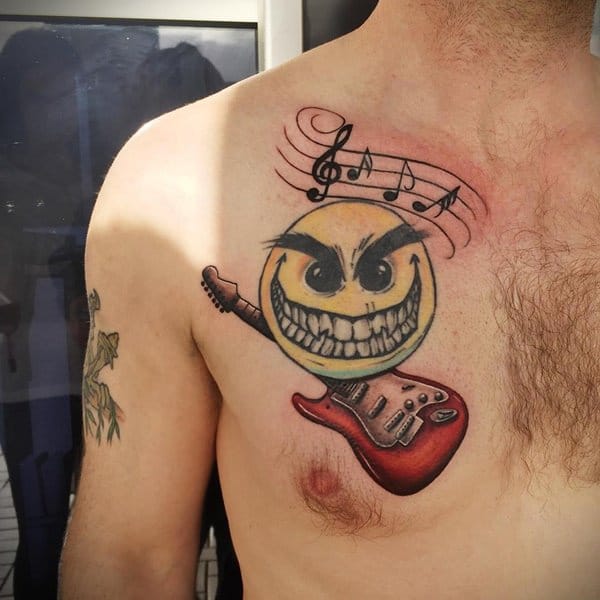 Music tattoo design, idea 62