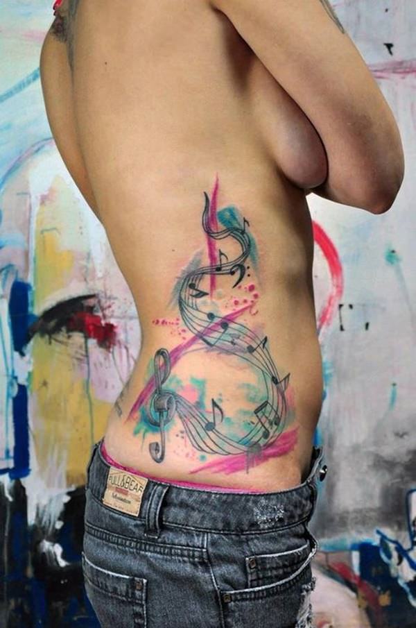 Music tattoo design, idea 63