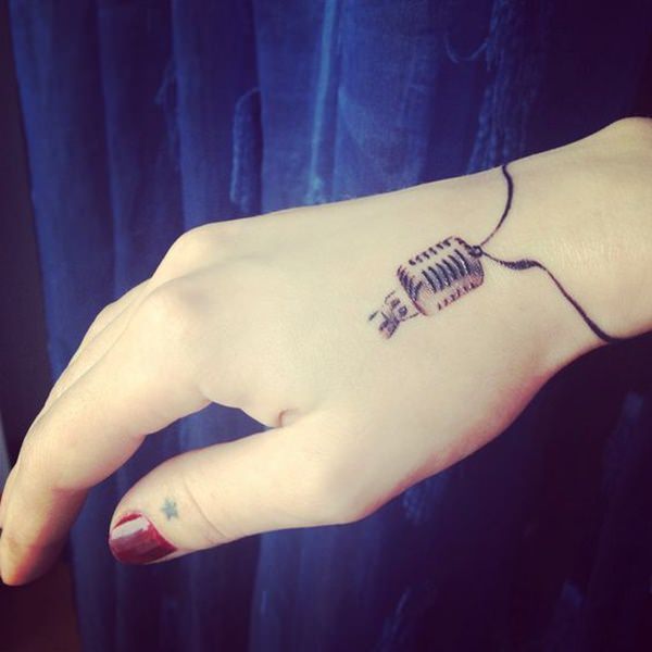 Music tattoo design, idea 64