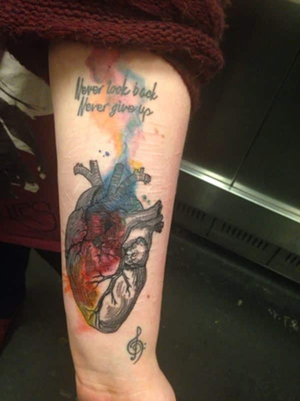 Music tattoo design, idea 13