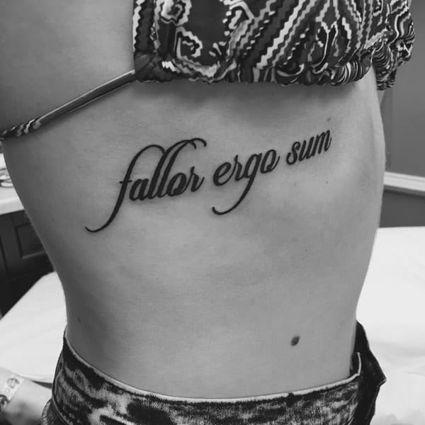 Rib cage tattoo design, idea 7
