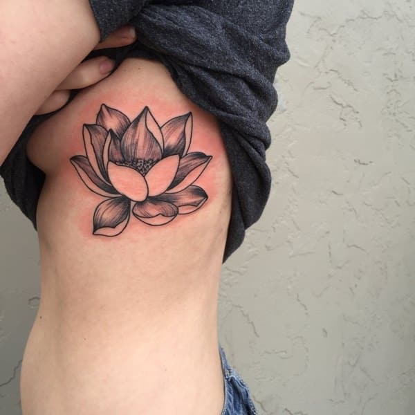Rib cage tattoo design, idea 9