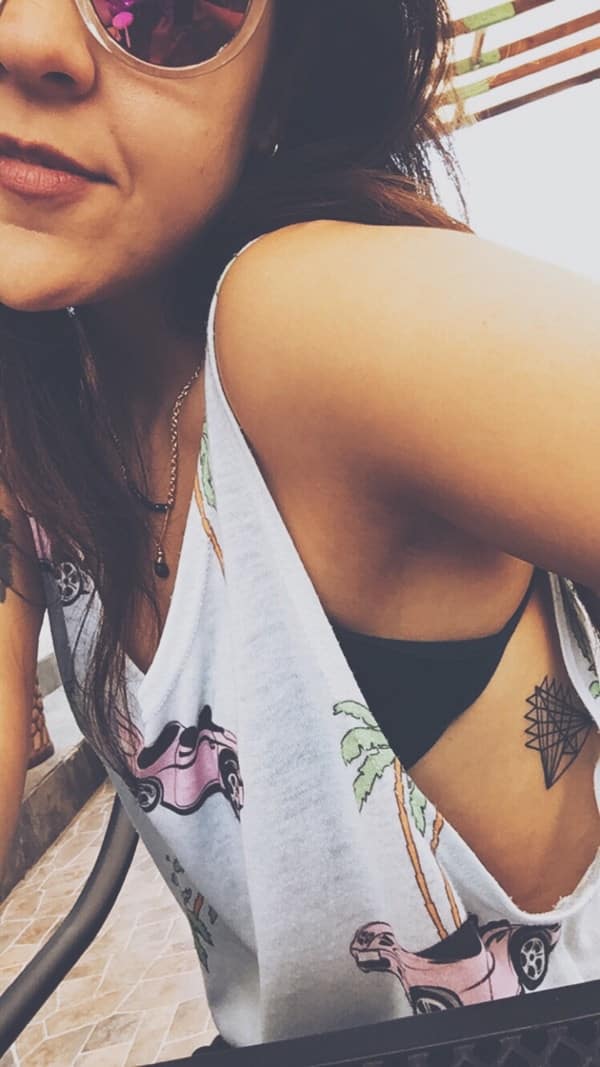 Rib cage tattoo design, idea 14