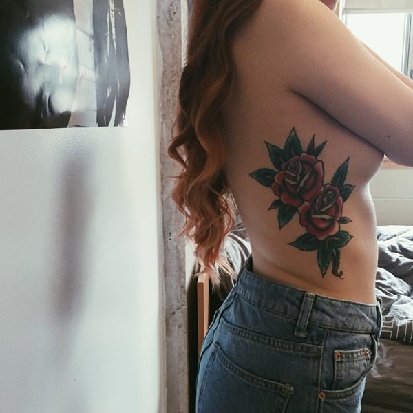 Rib cage tattoo design, idea 15