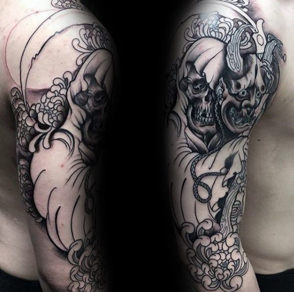 Chrysanthemum tattoo design design, idea 20