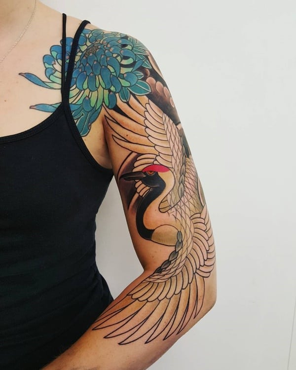 Chrysanthemum tattoo design design, idea 25