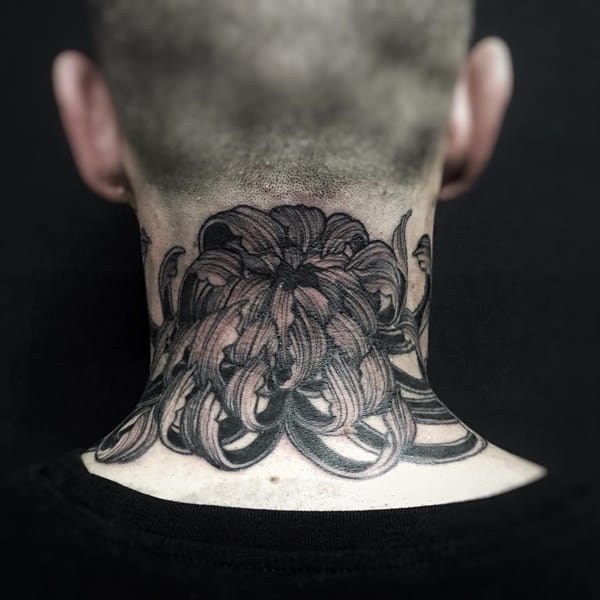 Chrysanthemum tattoo design design, idea 30