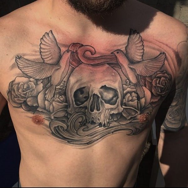 Dove tattoo design, idea 54