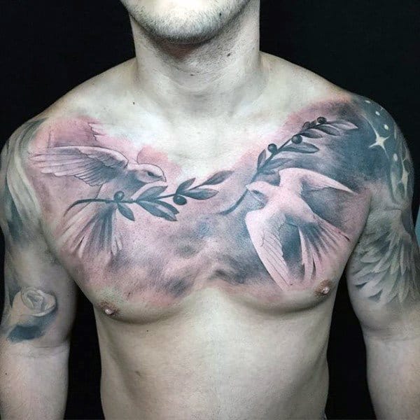 Dove tattoo design, idea 5