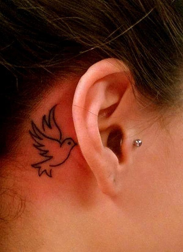 Dove tattoo design, idea 10