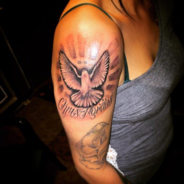 Dove tattoo design, idea 18