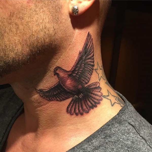 Dove tattoo design, idea 19