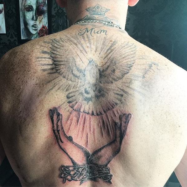 Dove tattoo design, idea 20