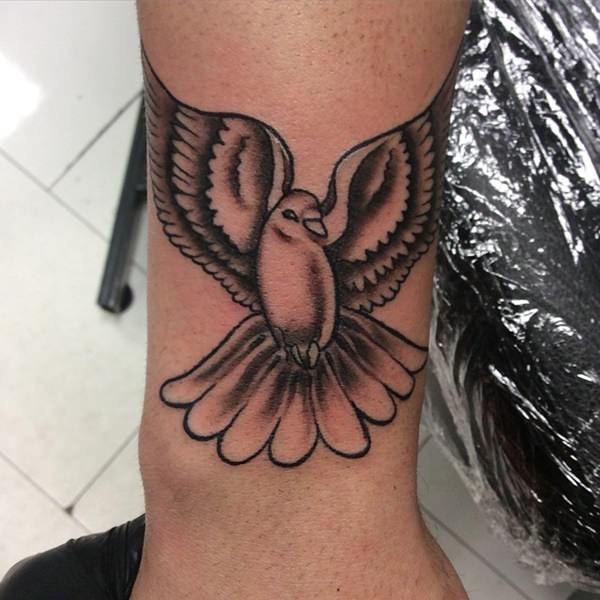 Dove tattoo design, idea 25