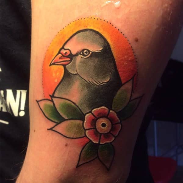 Dove tattoo design, idea 33