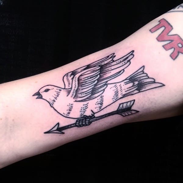 Dove tattoo design, idea 40