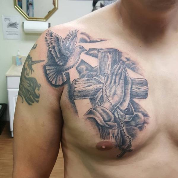 Dove tattoo design, idea 47