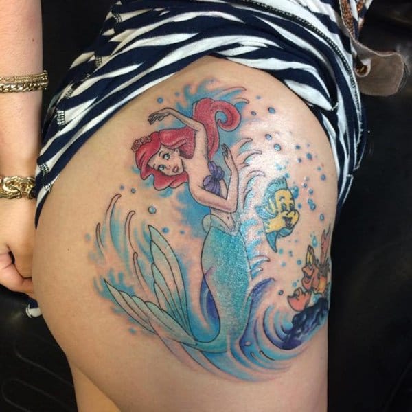 Hip tattoos design, idea 3