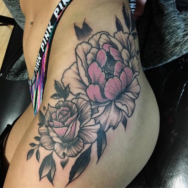 Hip tattoos design, idea 14
