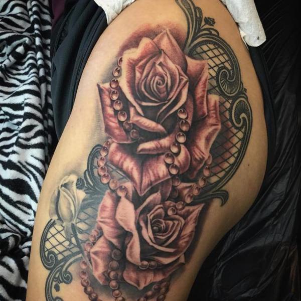 Hip tattoos design, idea 15