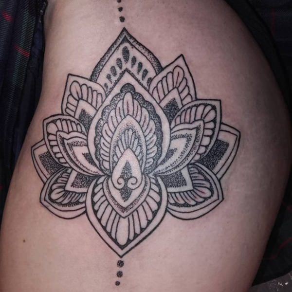 Hip tattoos design, idea 17
