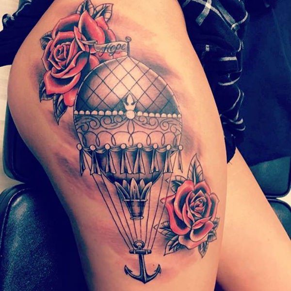 Hip tattoos design, idea 18