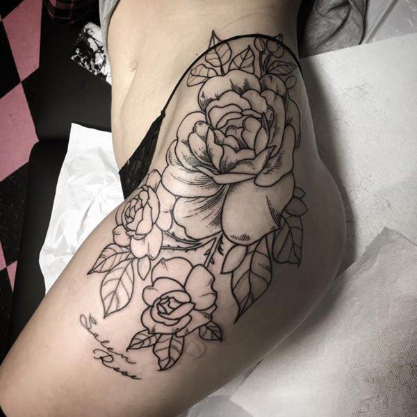 Hip tattoos design, idea 19