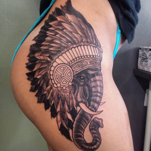 Hip tattoos design, idea 21