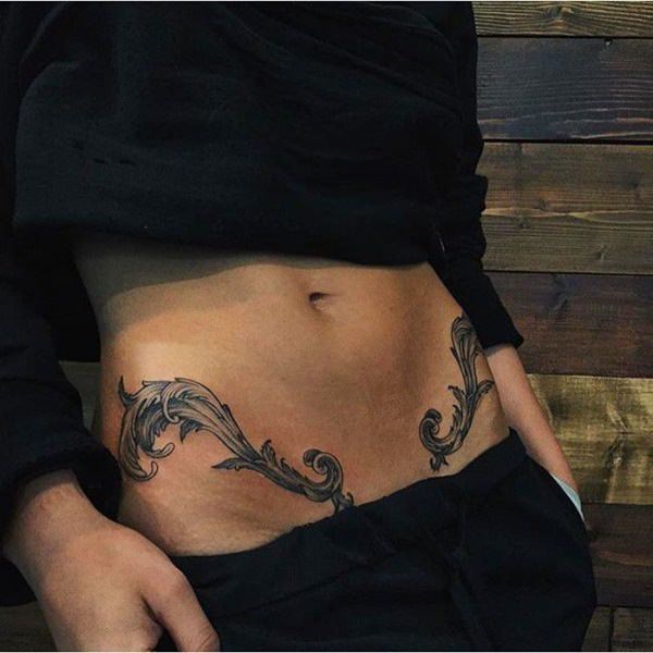 Hip tattoos design, idea 23