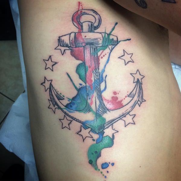 Rib cage tattoo design, idea 65