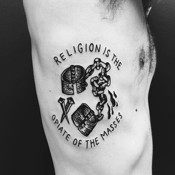 Rib cage tattoo design, idea 66