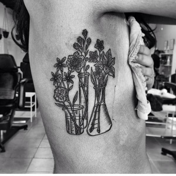 Rib cage tattoo design, idea 71