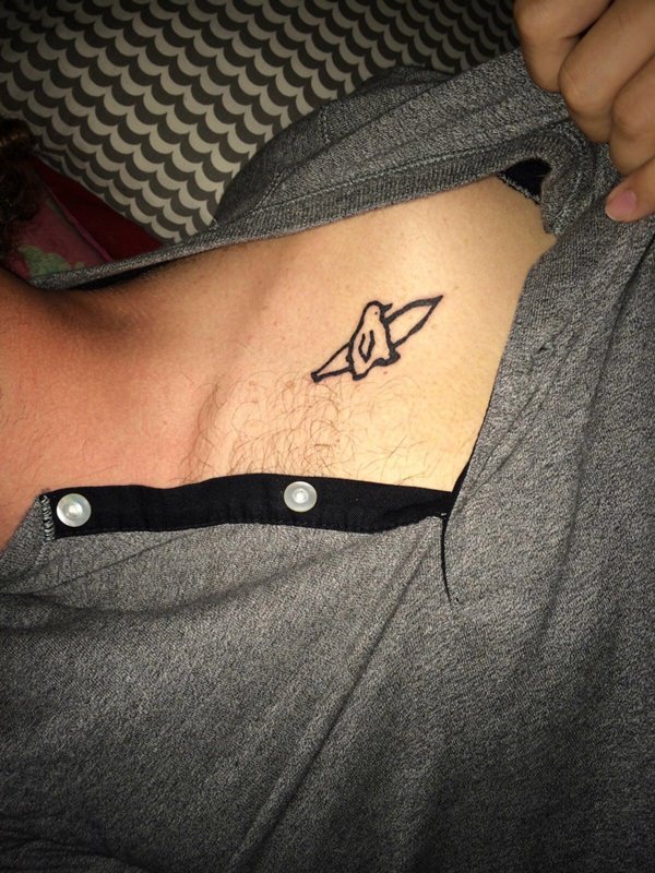 Penguin tattoos design, idea 34