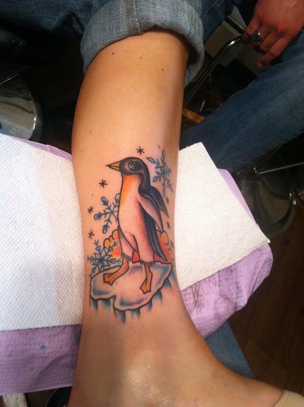 Penguin tattoos design, idea 37