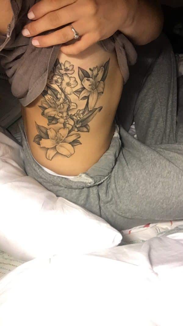 Rib cage tattoo design, idea 76
