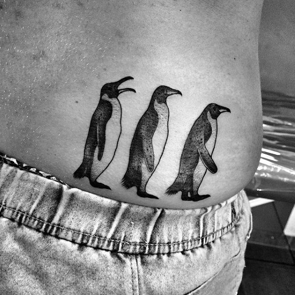 Penguin tattoos design, idea 39