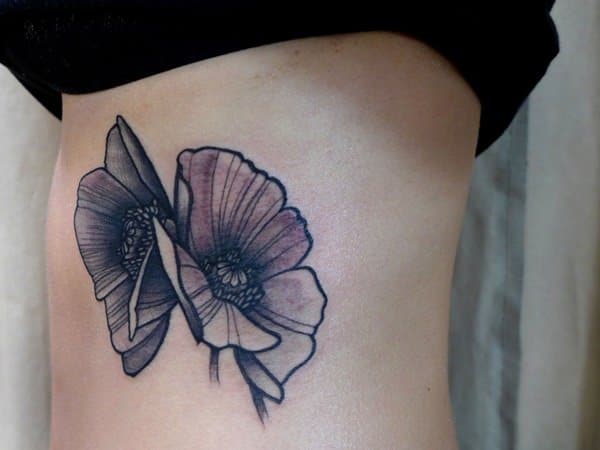 Rib cage tattoo design, idea 80