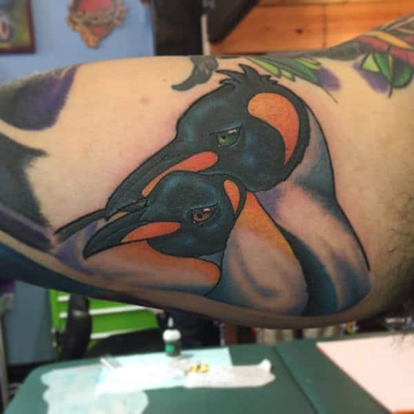Penguin tattoos design, idea 43