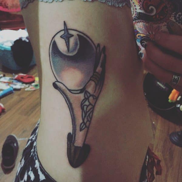 Rib cage tattoo design, idea 83