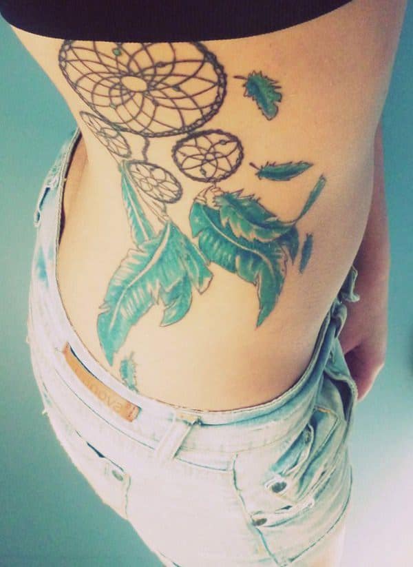 Rib cage tattoo design, idea 21