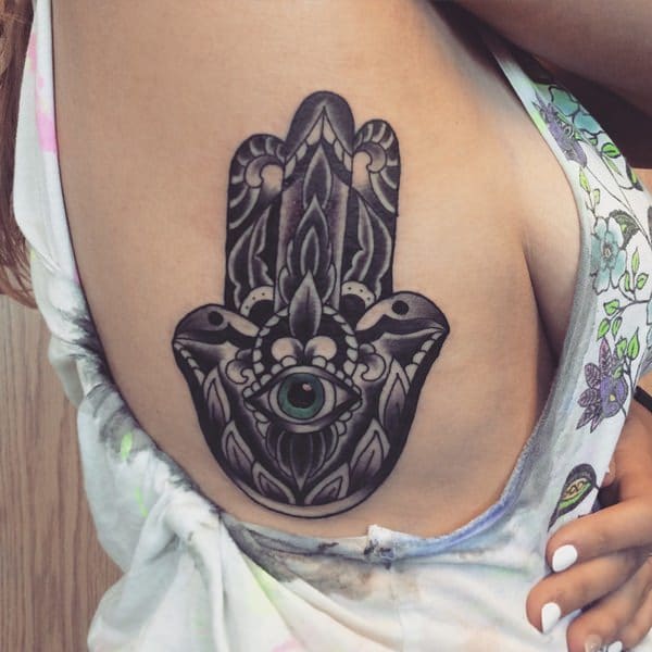 Rib cage tattoo design, idea 27