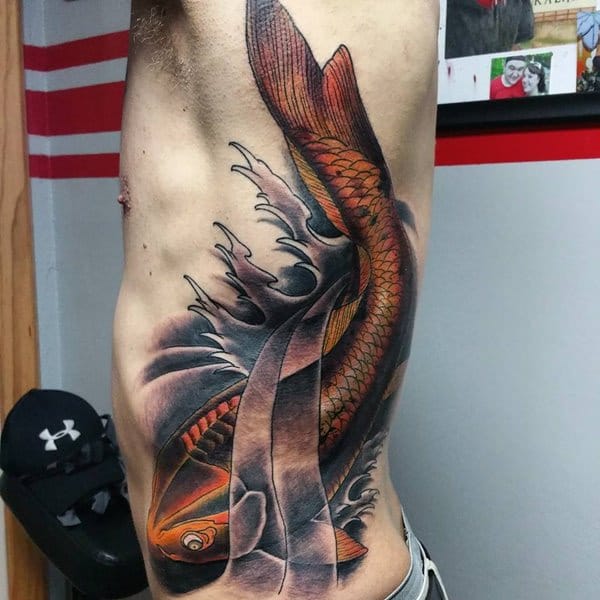 Rib cage tattoo design, idea 46