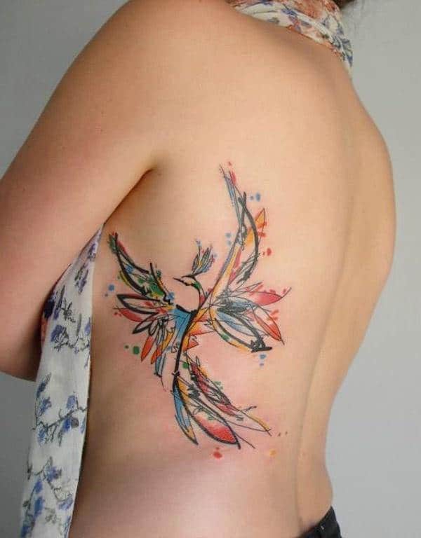 Rib cage tattoo design, idea 31