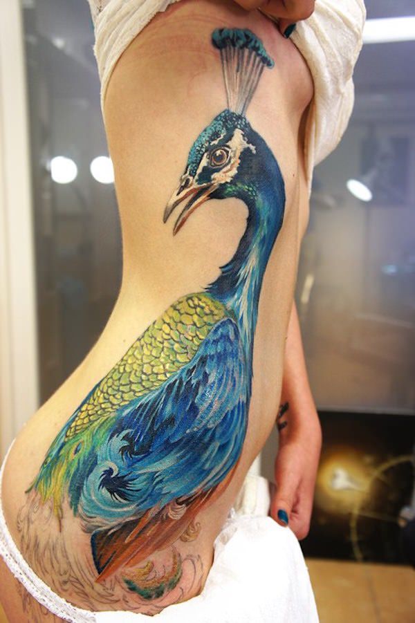 Rib cage tattoo design, idea 32