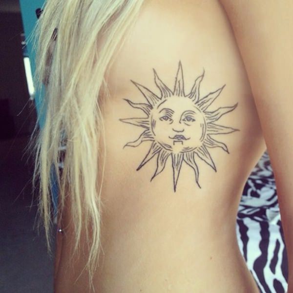 Rib cage tattoo design, idea 35