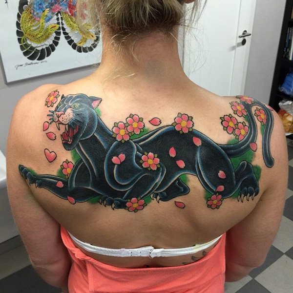 Panther tattoos design, idea 47
