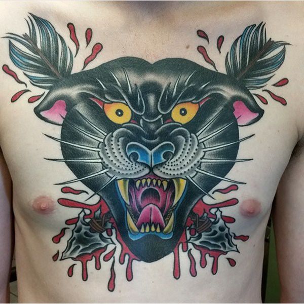 Panther tattoos design, idea 62