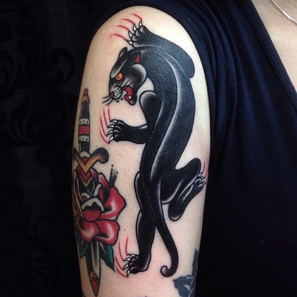 Panther tattoos design, idea 64