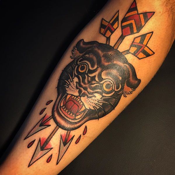 Panther tattoos design, idea 48